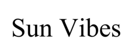 SUN VIBES trademark