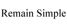 REMAIN SIMPLE trademark