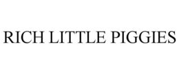 RICH LITTLE PIGGIES trademark