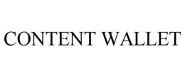 CONTENT WALLET trademark