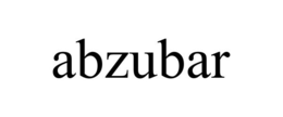 ABZUBAR trademark