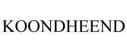 KOONDHEEND trademark