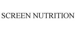 SCREEN NUTRITION trademark