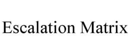 ESCALATION MATRIX trademark