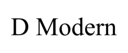 D MODERN trademark