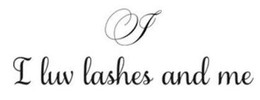 J I LUV LASHES AND ME trademark