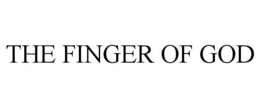 THE FINGER OF GOD trademark
