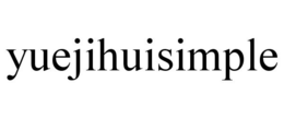 YUEJIHUISIMPLE trademark