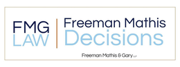 FMG LAW FREEMAN MATHIS DECISIONS FREEMAN MATHIS & GARY LLP trademark
