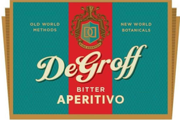OLD WORLD METHODS KING COCKTAIL DD NEW WORLD BOTANICALS DEGROFF BITTER APERITIVO trademark