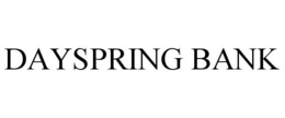 DAYSPRING BANK trademark