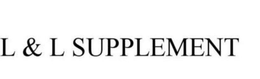 LL SUPPLEMENT trademark
