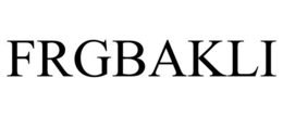 FRGBAKLI trademark