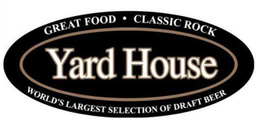 YARD HOUSE GREAT FOOD · CLASSIC ROCK WORLD'S LARGEST SELECTION OF DRAFT BEER trademark