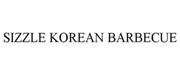 SIZZLE KOREAN BARBECUE trademark