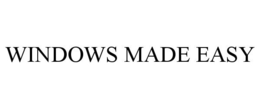 WINDOWS MADE EASY trademark