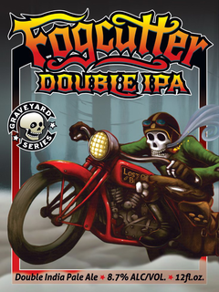 FOGCUTTER DOUBLE IPA GRAVEYARD SERIES LOST B DOUBLE INDIA PALE ALE 8.7% ALC/VOL. 12 FL. OZ. trademark
