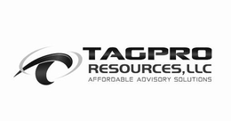 T TAGPRO TAG PRO  RESOURCES TAG PRO RESOURCES LLC trademark