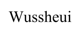 WUSSHEUI trademark