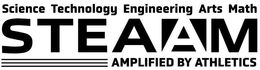 SCIENCE TECHNOLOGY ENGINEERING ARTS MATH STEAAM AMPLIFIED BY ATHLETICS trademark