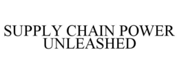 SUPPLY CHAIN POWER UNLEASHED trademark