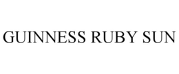 GUINNESS RUBY SUN trademark
