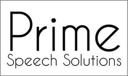 PRIME SPEECH SOLUTIONS trademark