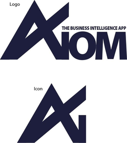 LOGO AXIOM THE BUSINESS INTELLIGENCE APP ICON AXI trademark