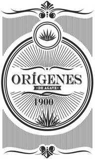 ORÍGENES DE AGAVE 1900 trademark