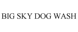 BIG SKY DOG WASH trademark