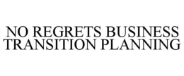 NO REGRETS BUSINESS TRANSITION PLANNING trademark