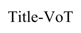 TITLE-VOT trademark