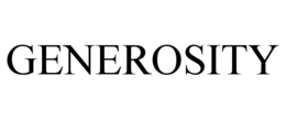 GENEROSITY trademark