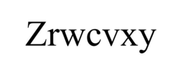 ZRWCVXY trademark
