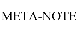 META-NOTE trademark