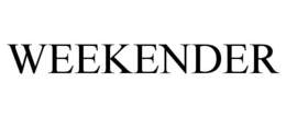 WEEKENDER trademark