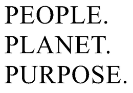 PEOPLE. PLANET. PURPOSE. trademark