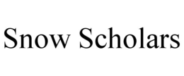 SNOW SCHOLARS trademark