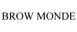 BROW MONDE trademark