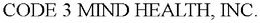 CODE 3 MIND HEALTH, INC. trademark
