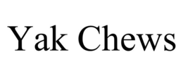 YAK CHEWS trademark