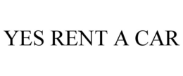 YES RENT A CAR trademark