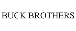 BUCK BROTHERS trademark