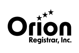 ORION REGISTRAR, INC. trademark