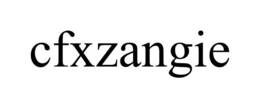 CFXZANGIE trademark