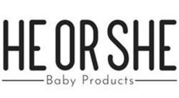 HE OR SHE BABY PRODUCTS trademark