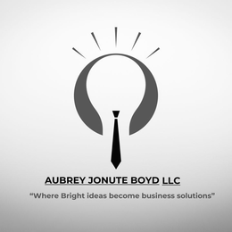AUBREY JONUTE BOYD LLC "WHERE BRIGHT IDEAS BECOME BUSINESS SOLUTIONS" trademark