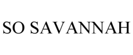 SO SAVANNAH trademark