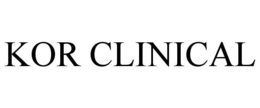 KOR CLINICAL trademark