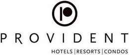 P PROVIDENT HOTELS RESORTS CONDOS trademark
